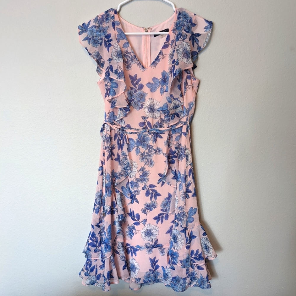 Tommy Hilfiger floral midi flowy dress